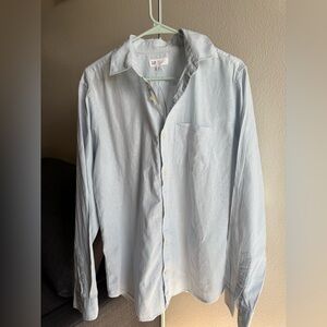 Linen cotton GAP Men's Soft Blue Casual Shirt